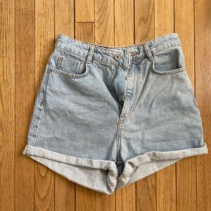 Zara Mom Denim Shorts